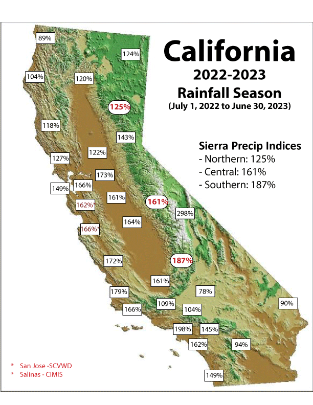 California Annual Rainfall Map First Atmospheric River Storm Of Season