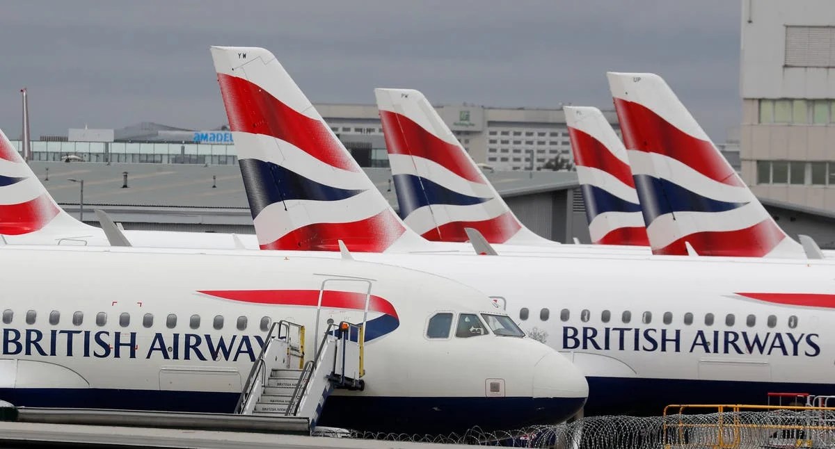 All the British Airways flights cancelled today from UK airports GH