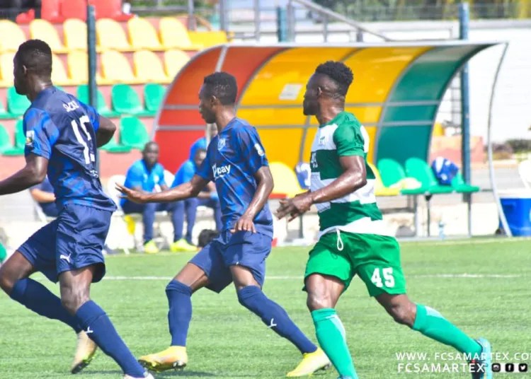 Accra Lions Samartex starting line ups