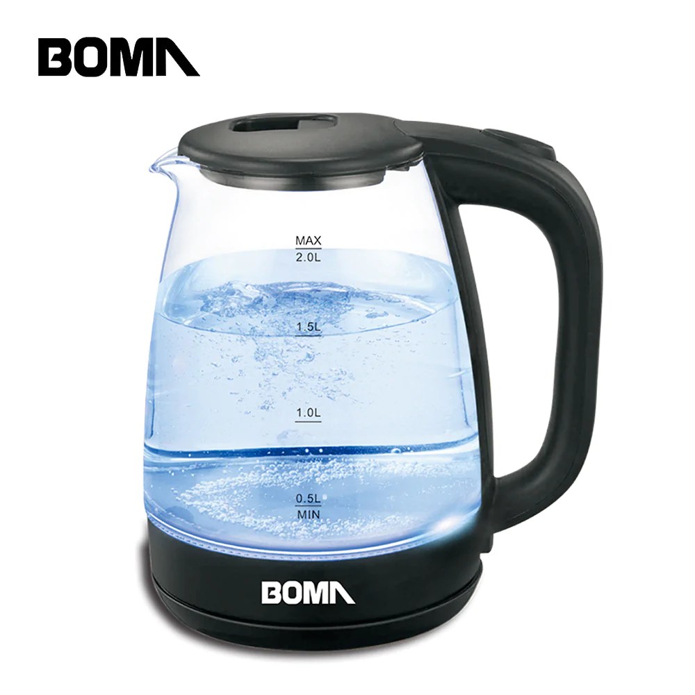 WATER KETTLE BOMN GLASS 1500W (BM0605) Ghandour Electric
