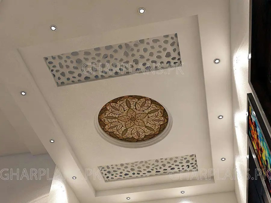 Tempting Plaster of Paris false ceiling in new design Ghar Plans