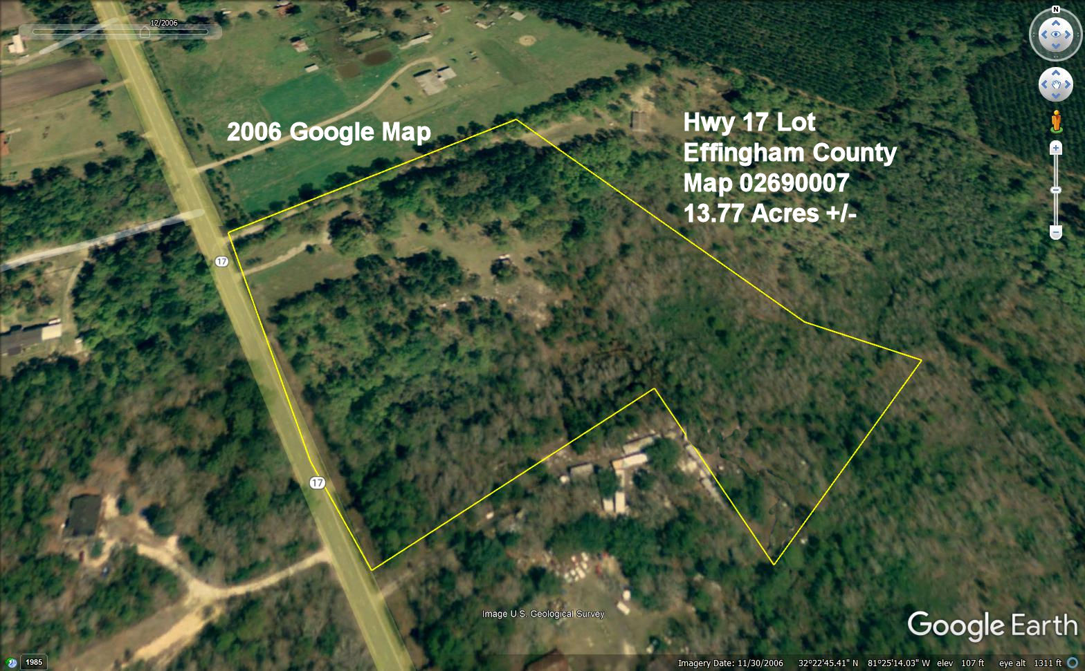 Effingham County GA 14 Acres +/ Green Hill Land & Timber