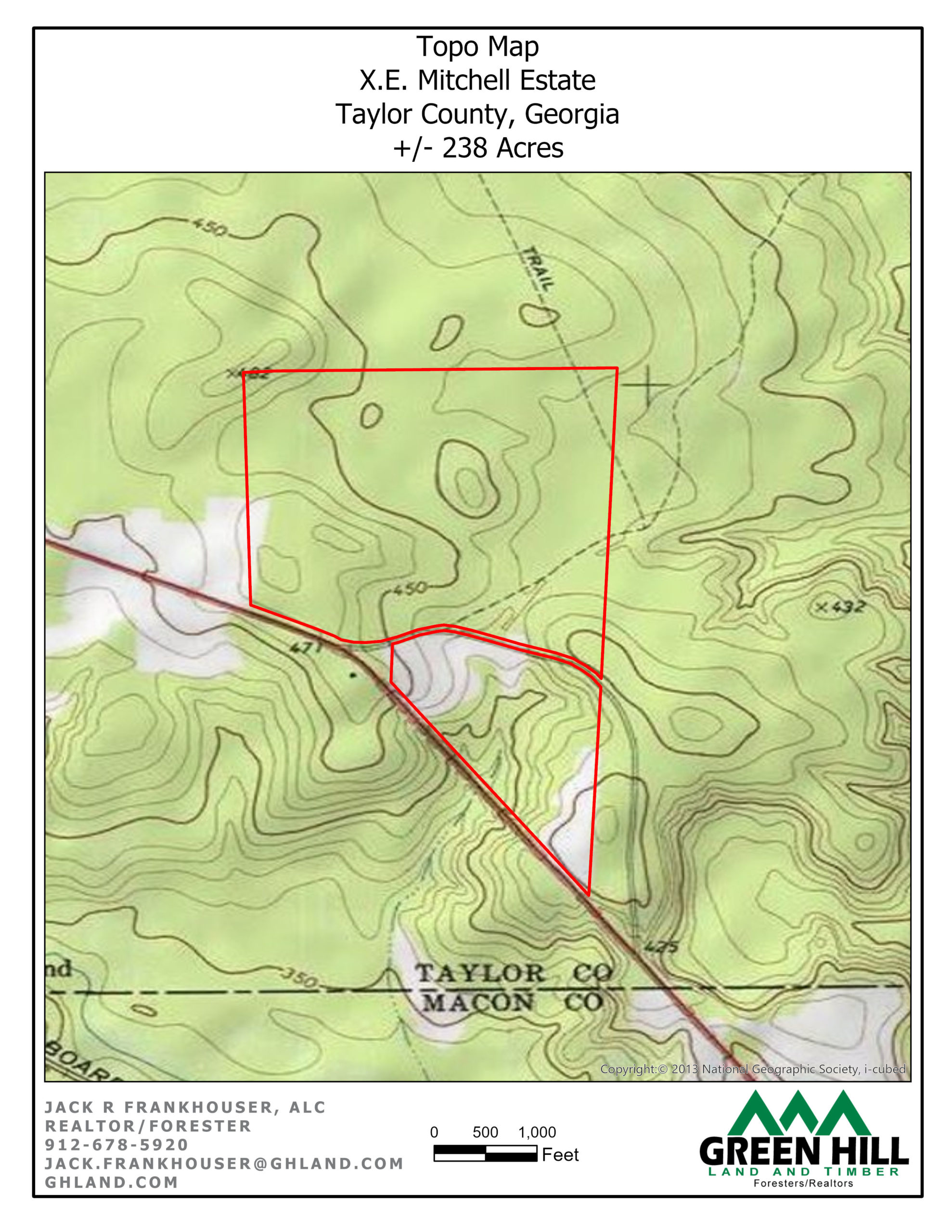 Taylor County GA 239 Acres +/ Green Hill Land & Timber