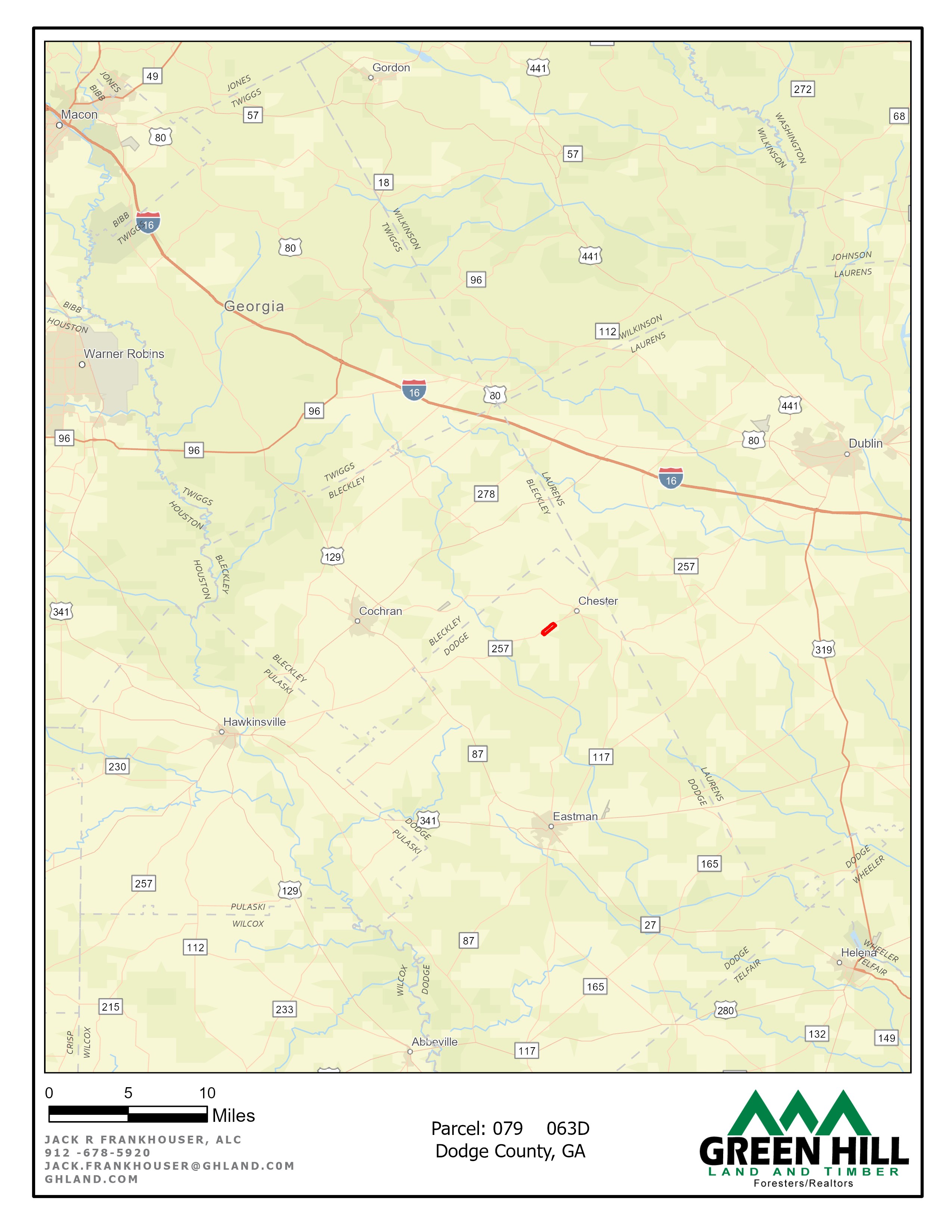 Dodge County GA 19 Acres +/ Green Hill Land & Forestry
