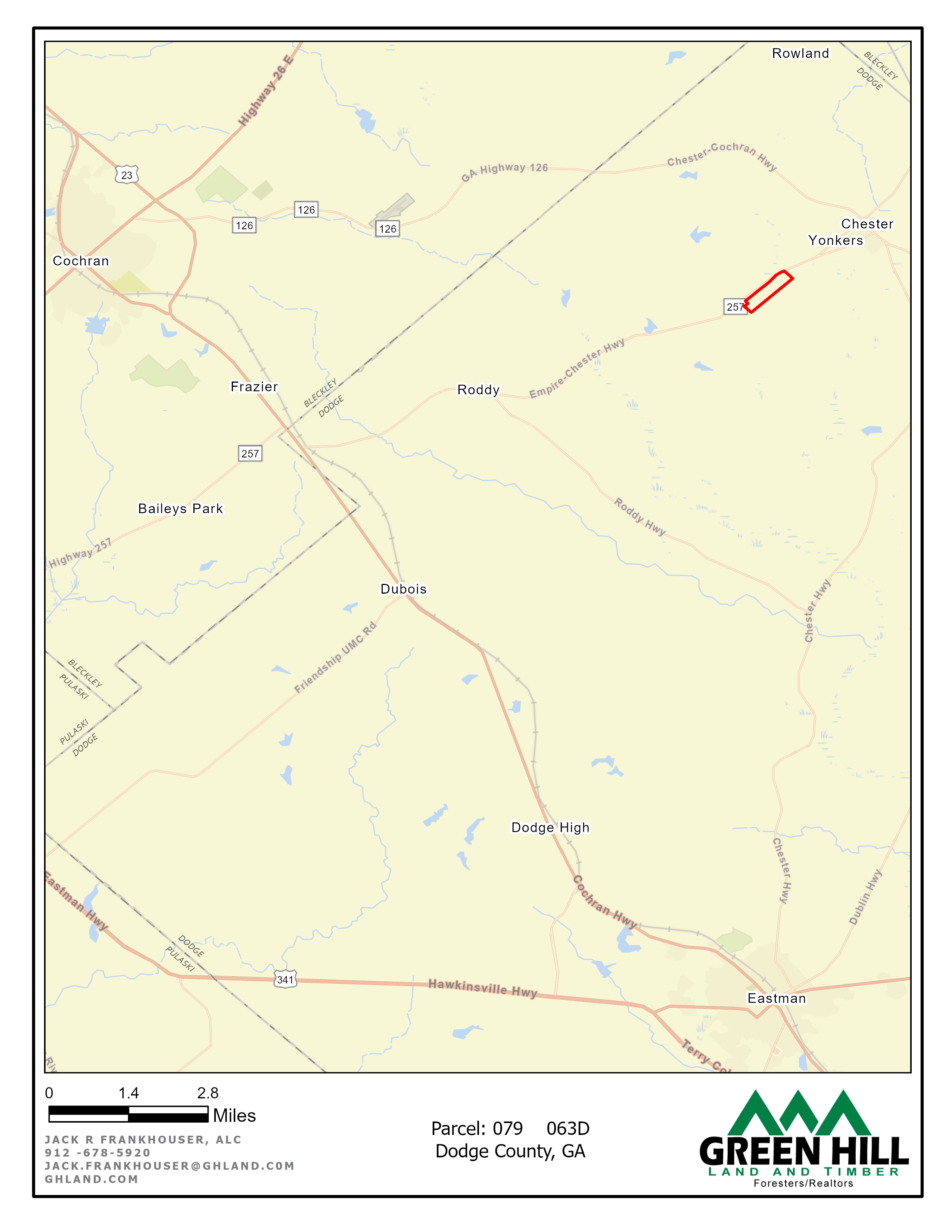 Dodge County GA 19 Acres +/ Green Hill Land & Forestry