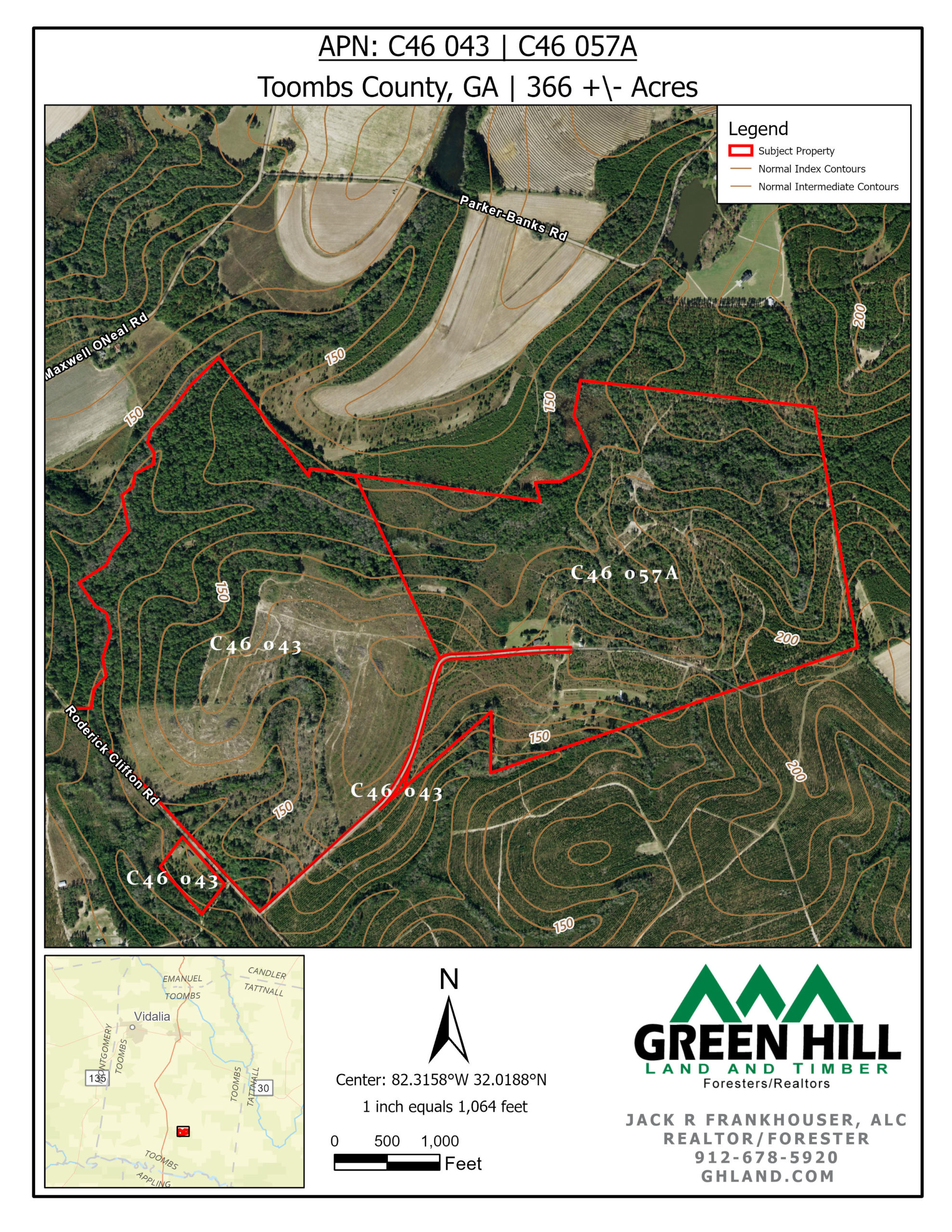 Toombs County GA 366 Acres +/ Land for Sale Green Hill Land & Timber