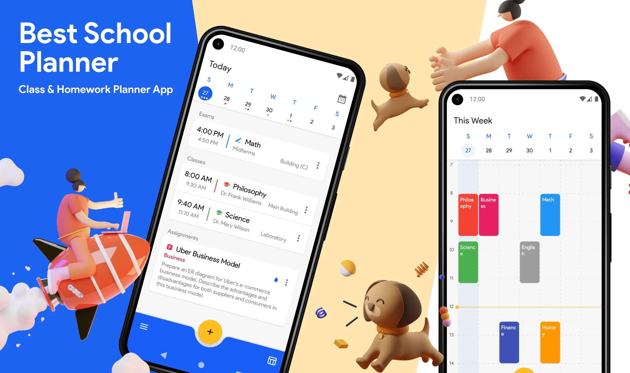 Interview back to college with the School Planner app