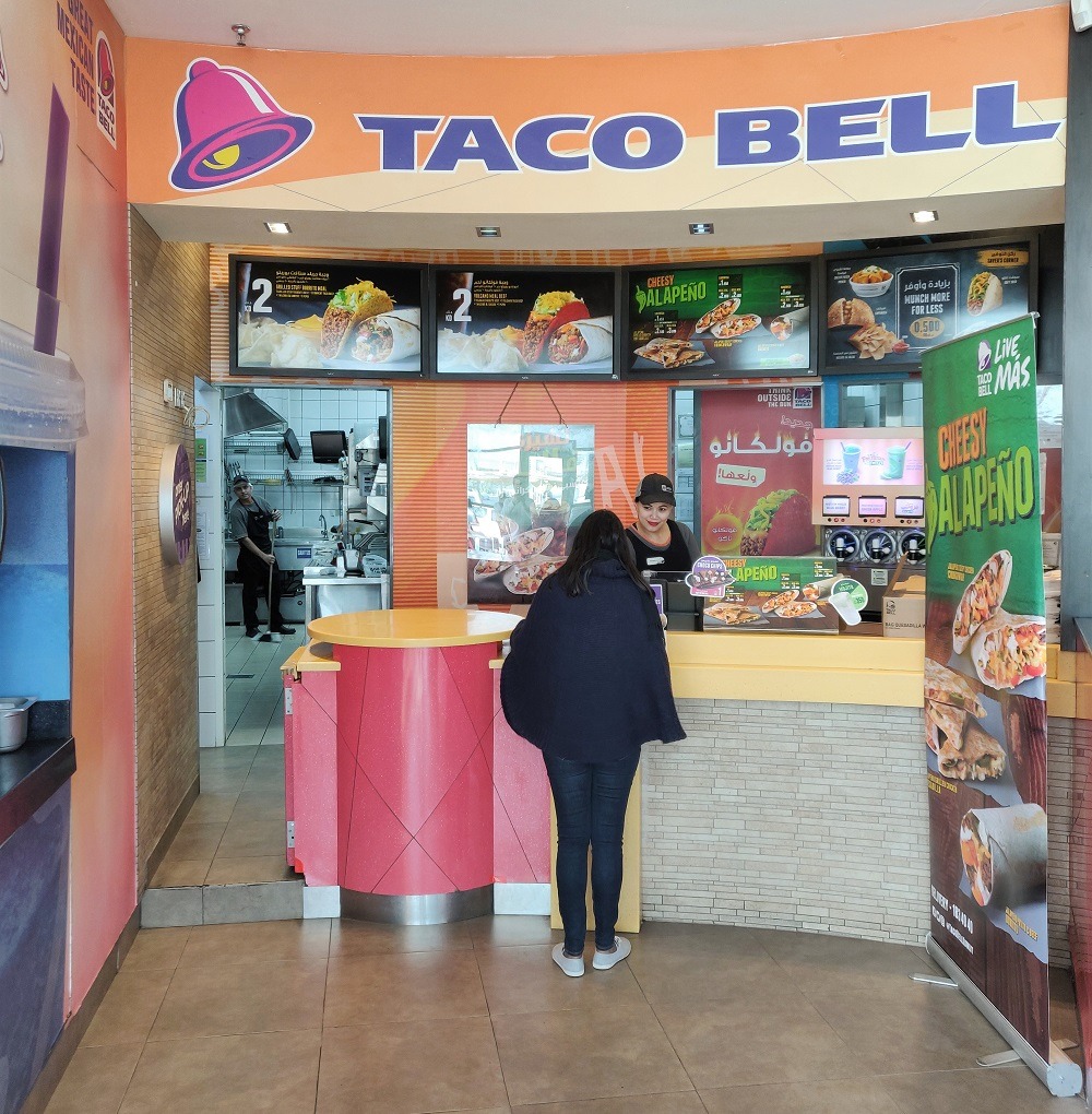 Taco Bell Kuwait / Kababji الصفحة الرئيسية ‏السالمية‏ قائمة