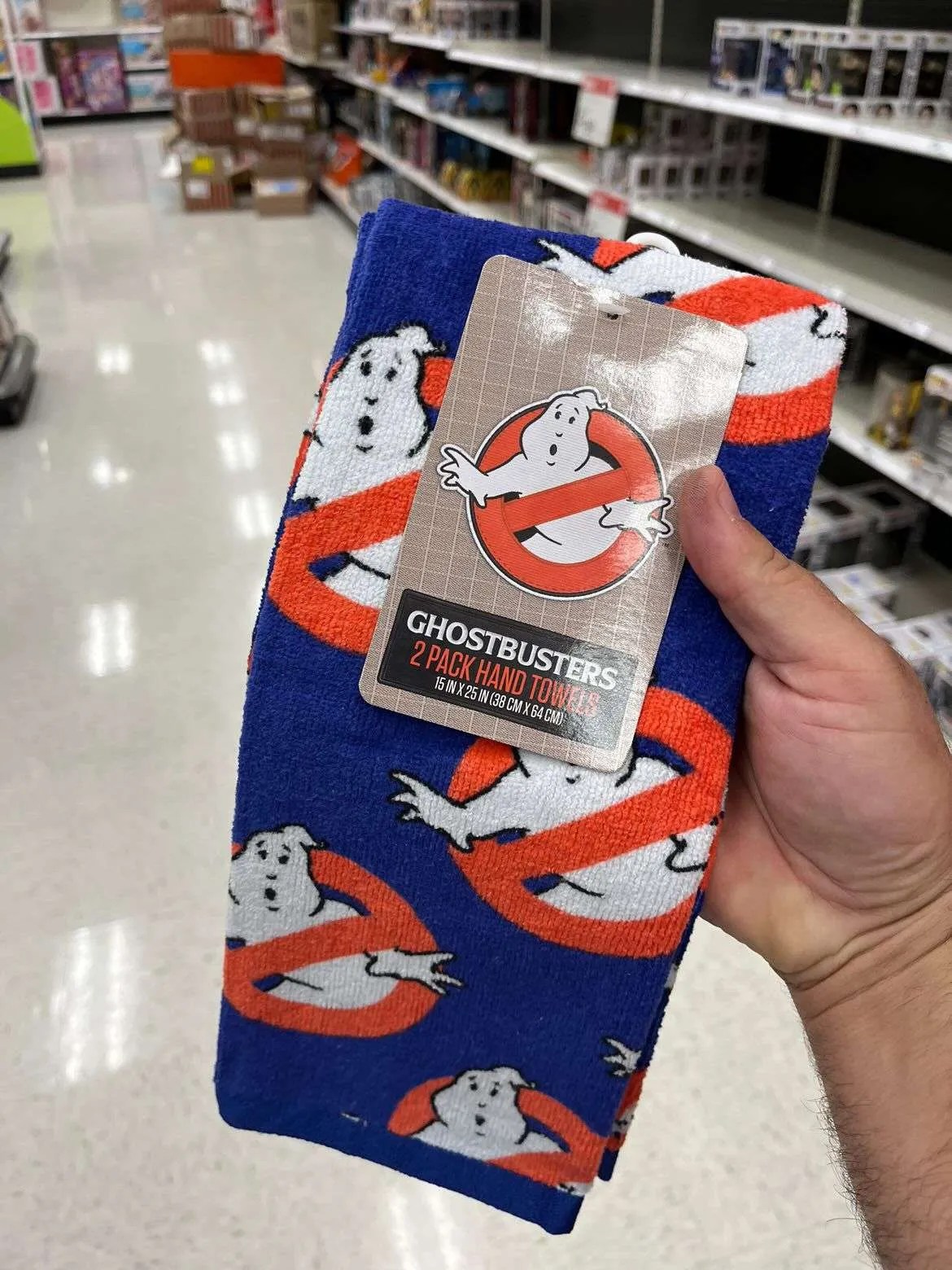 Ghostbusters hand towels are now available at Target Ghostbusters News