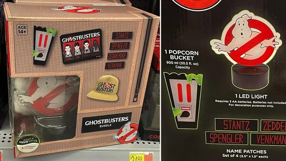New Ghostbusters bundle box found at Walmart, includes LED sign, Ghost
