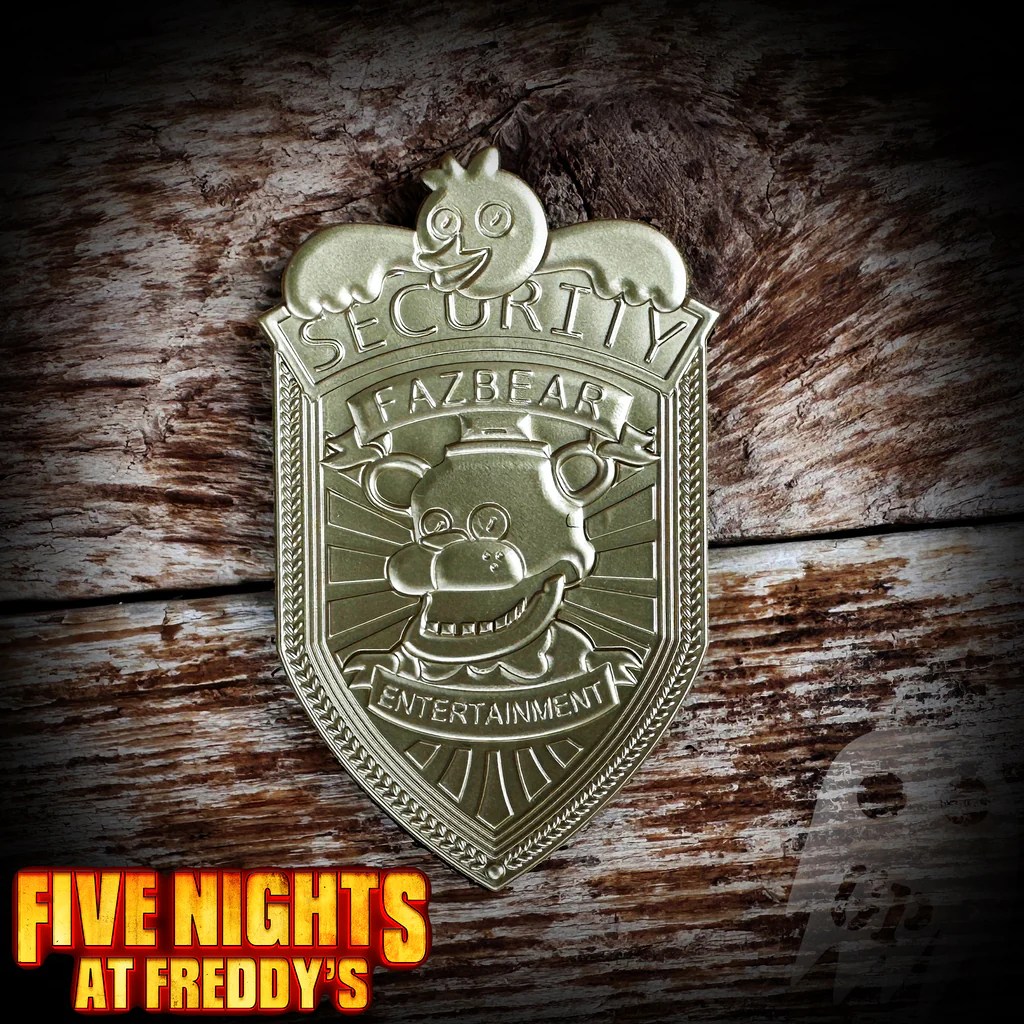 Fazbear Security Badge Five Nights at Freddy's FlexShield GHOST PATCH