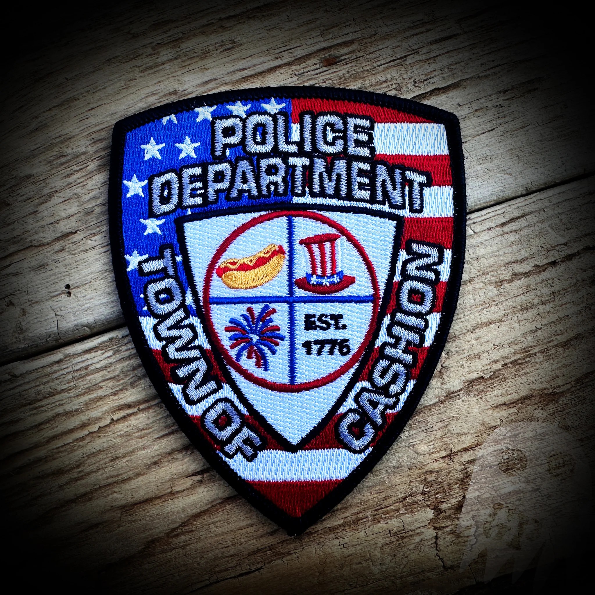 Fourth 2024 Cashion, OK PD 2024 4th of July Patch GHOST PATCH