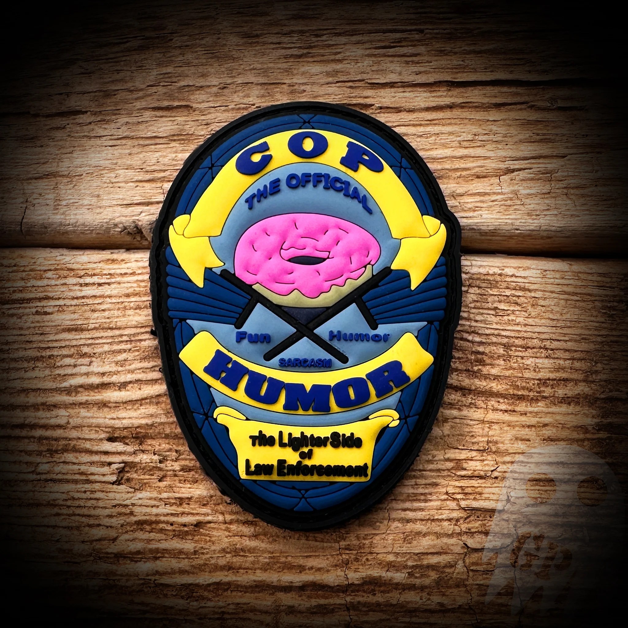 Cop Humor PVC Badge GHOST PATCH