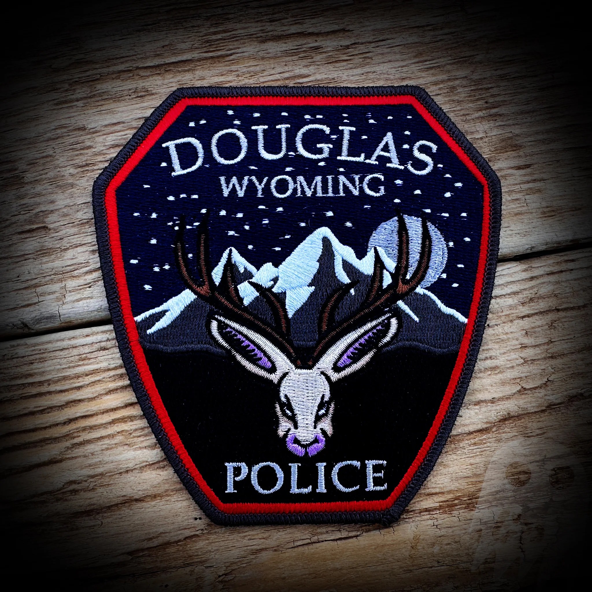 Douglas, WY PD *NEW* Standard Issue patch GHOST PATCH