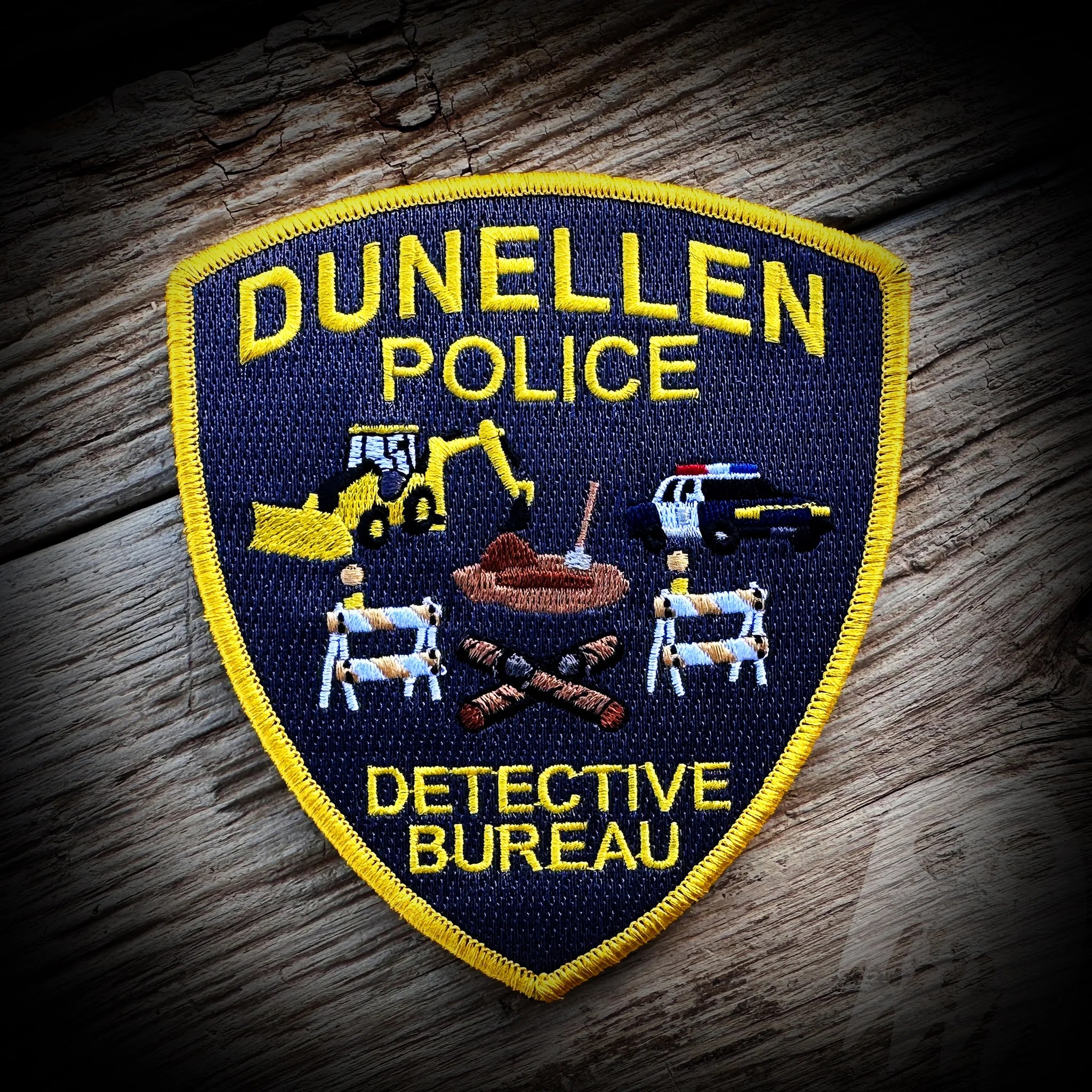 Borough of Dunellen, NJ PD Detective Bureau Patch GHOST PATCH