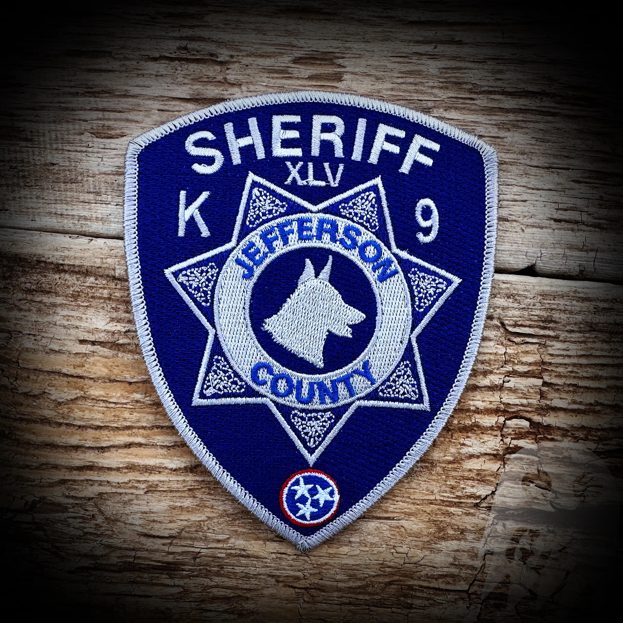 Jefferson County, TN Sheriff's Office K9 Patch GHOST PATCH