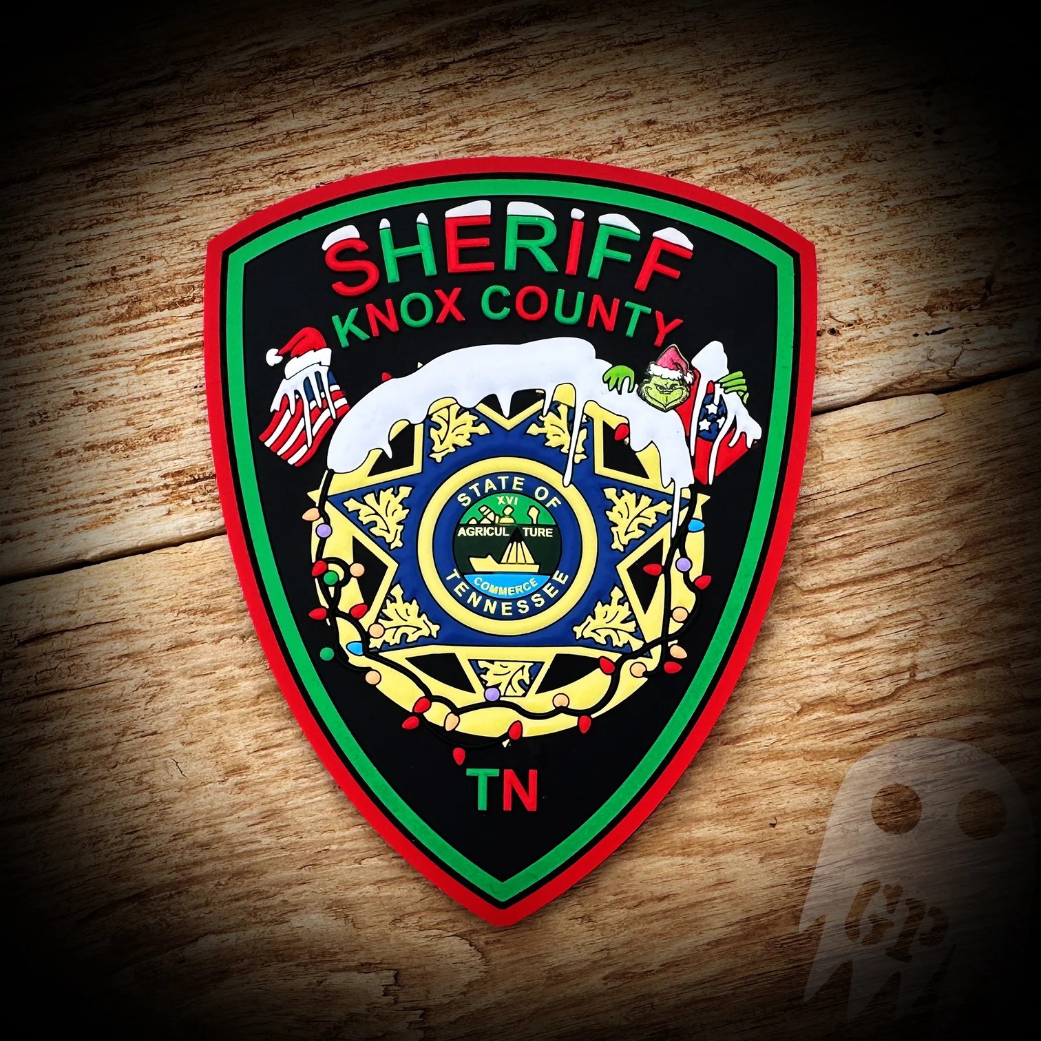 CHRISTMAS Knox County, TN Sheriff's Office 2023 Christmas Patch PV