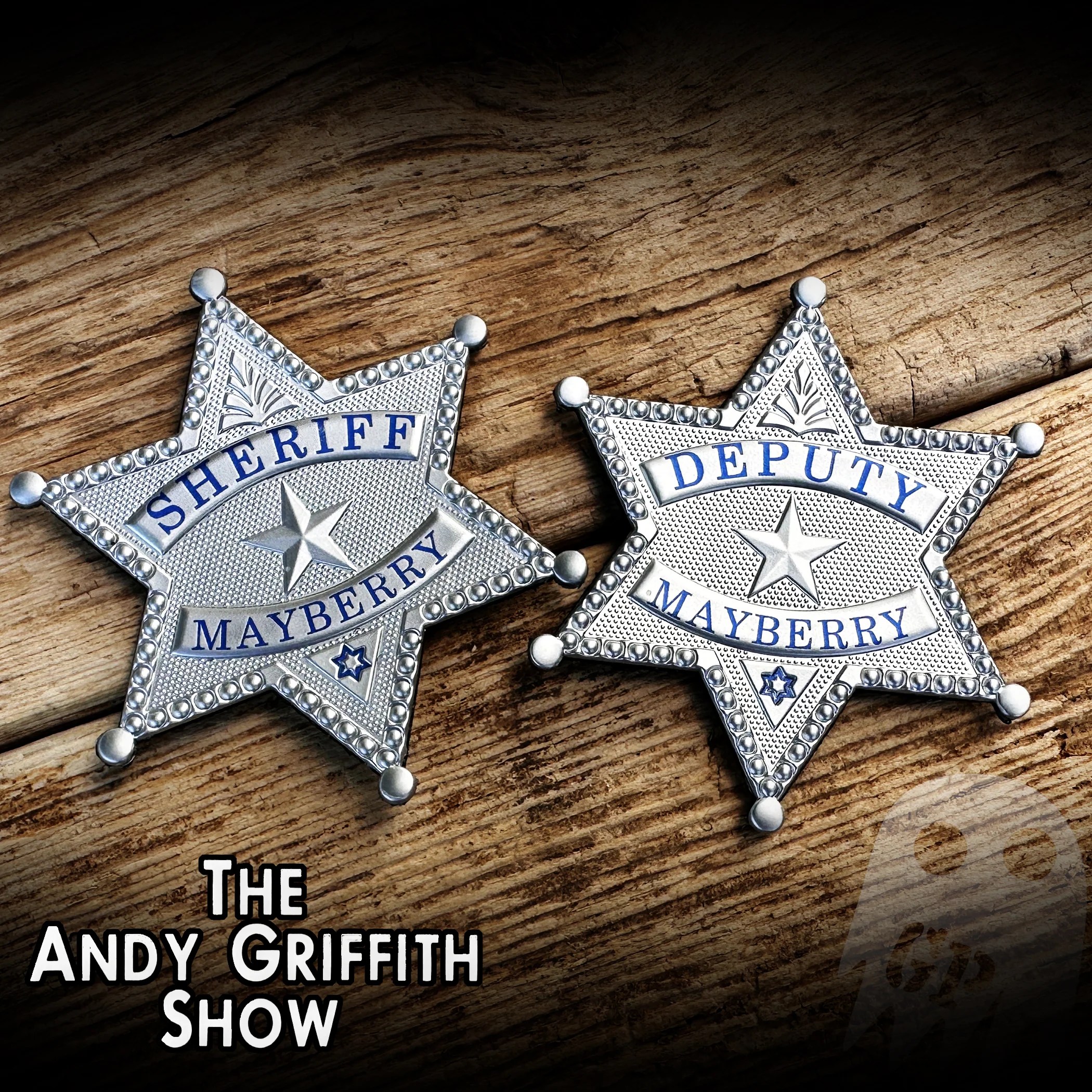 TWO BADGES Mayberry Sheriff AND Deputy Andy Griffith Show FlexSh(04)