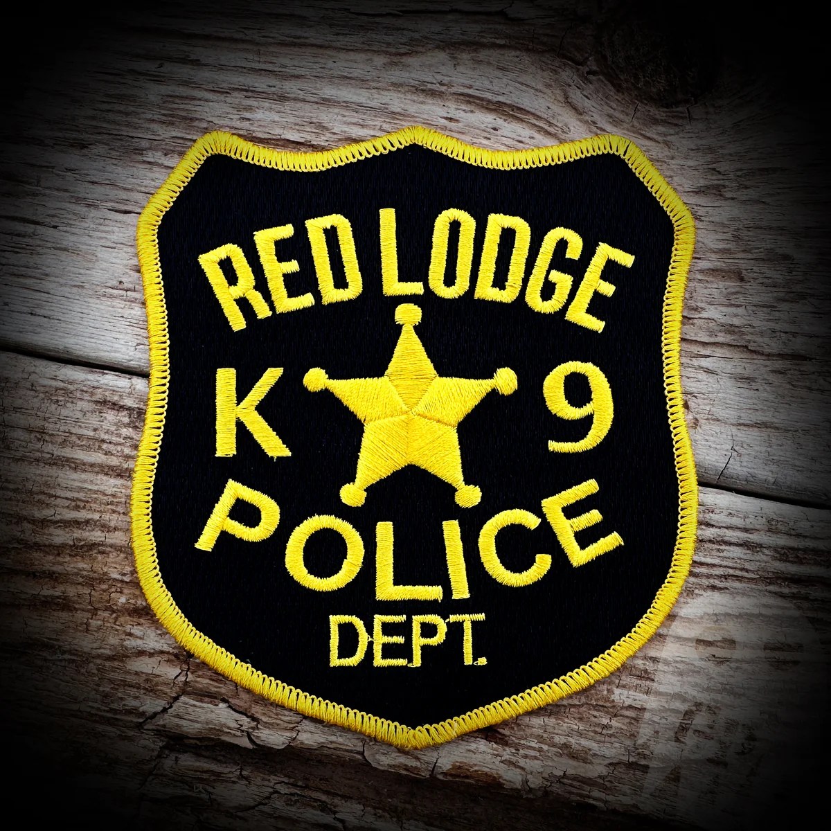 Red Lodge, MT PD K9 Patch GHOST PATCH