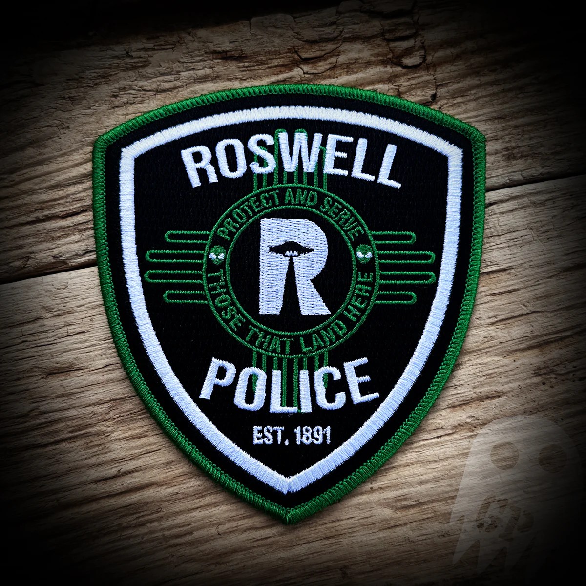 New Standard Roswell, NM PD New Standard Issue Patch GHOST PATCH