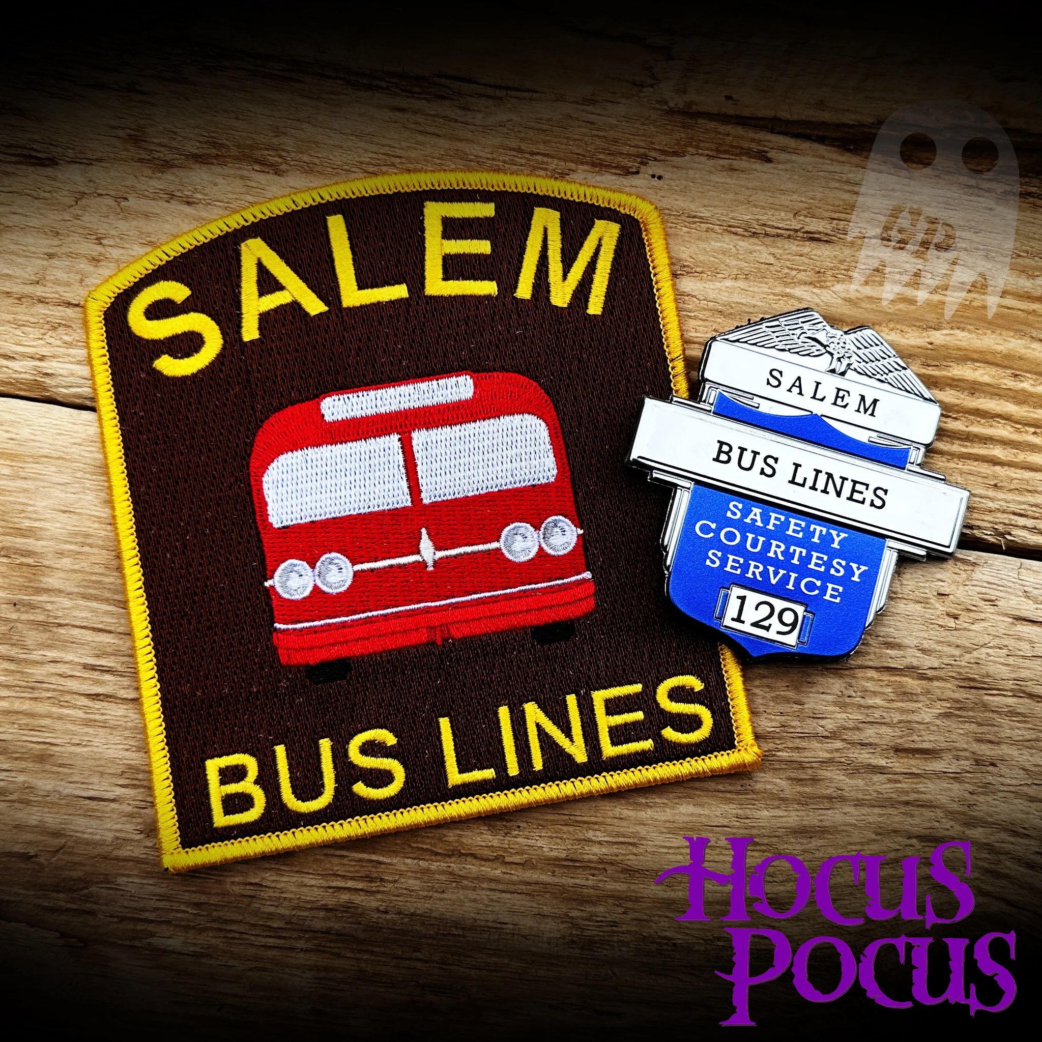 78 Salem Bus Lines Hocus Pocus GHOST PATCH