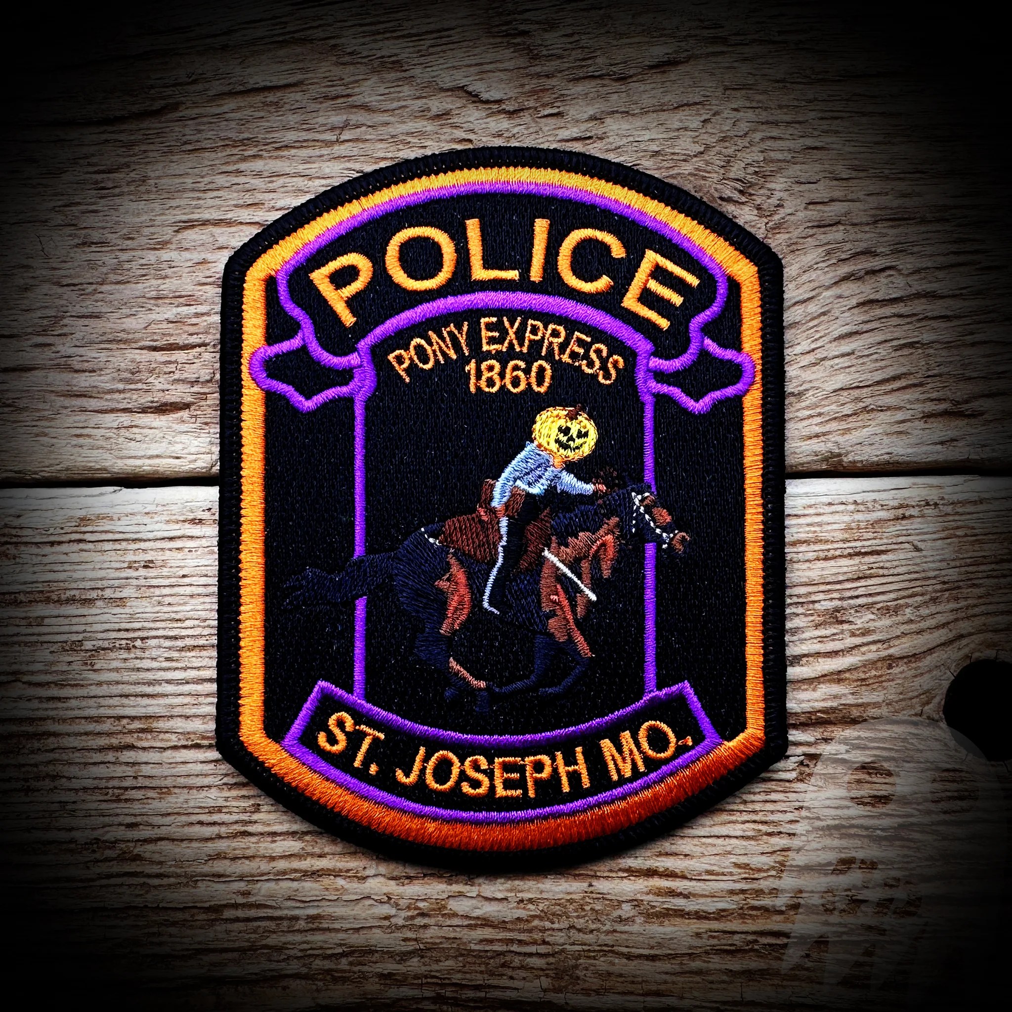 St. Joseph, MO PD 2023 Halloween Patch Limited GHOST PATCH