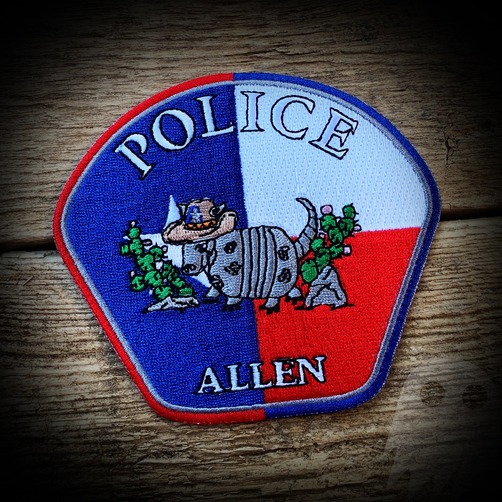 Allen Texas PD Authentic GHOST PATCH