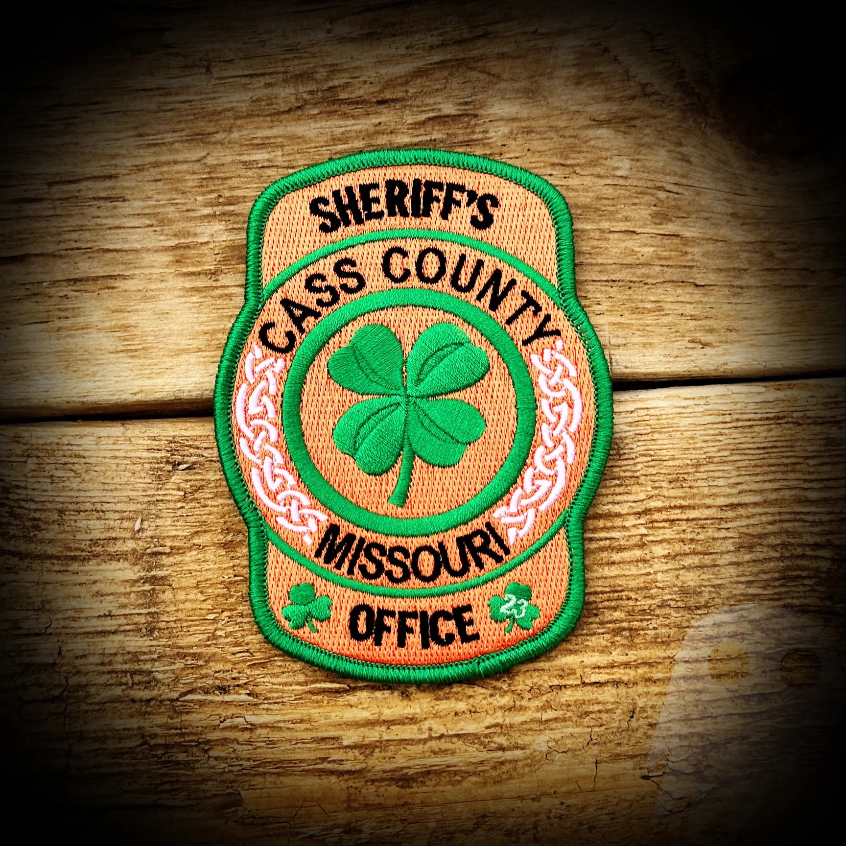 Cass County, MS Sheriff's Office 2023 St. Patrick's Day Patch LIMITE