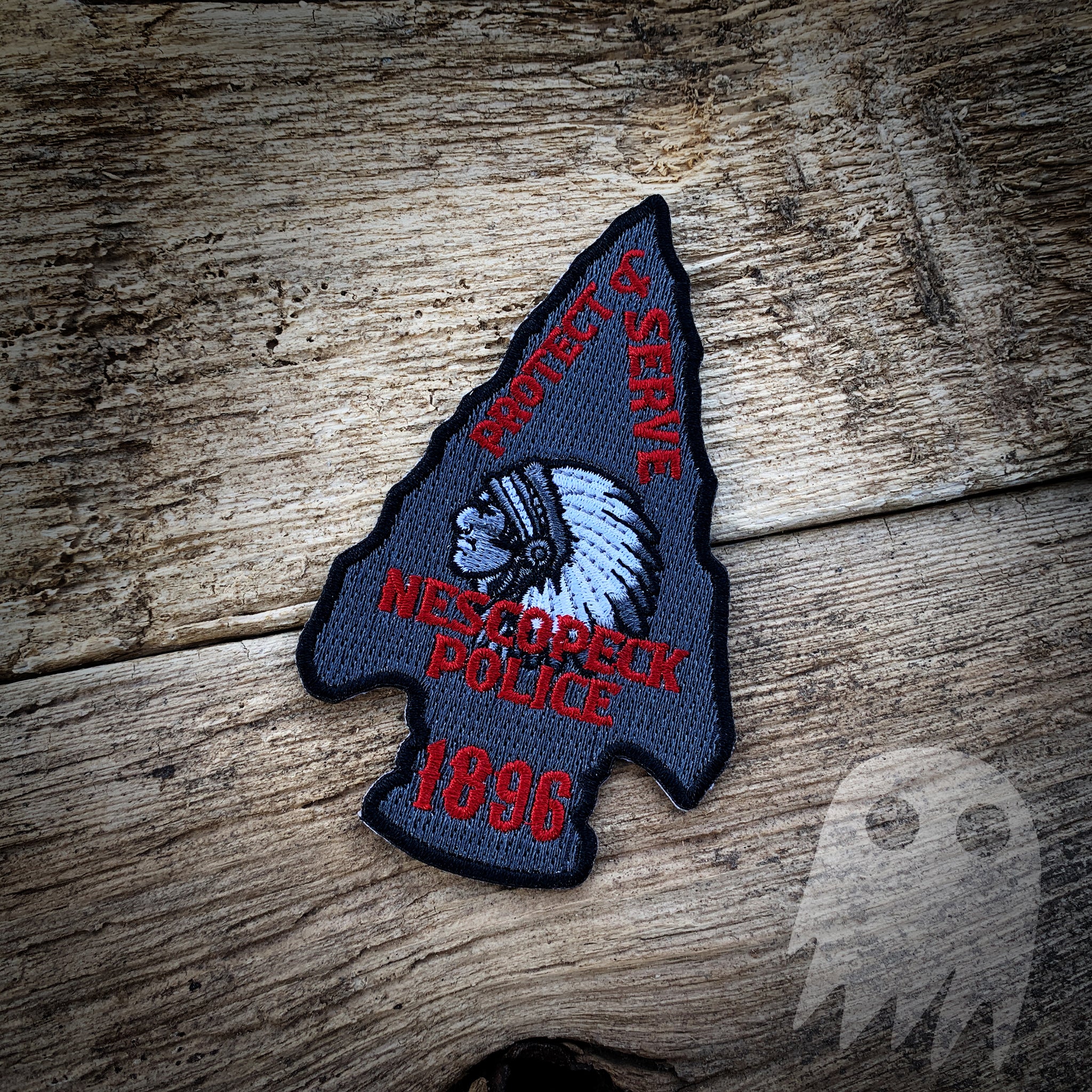 Nescopeck PA Police Arrow Patch Authentic GHOST PATCH