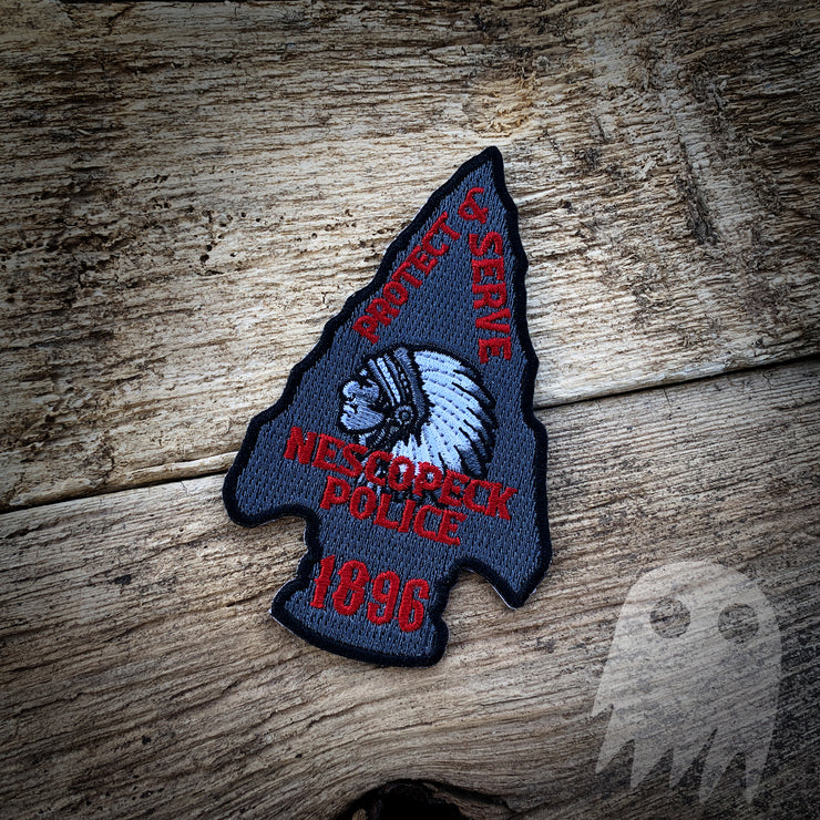 Nescopeck PA Police Arrow Patch Authentic GHOST PATCH