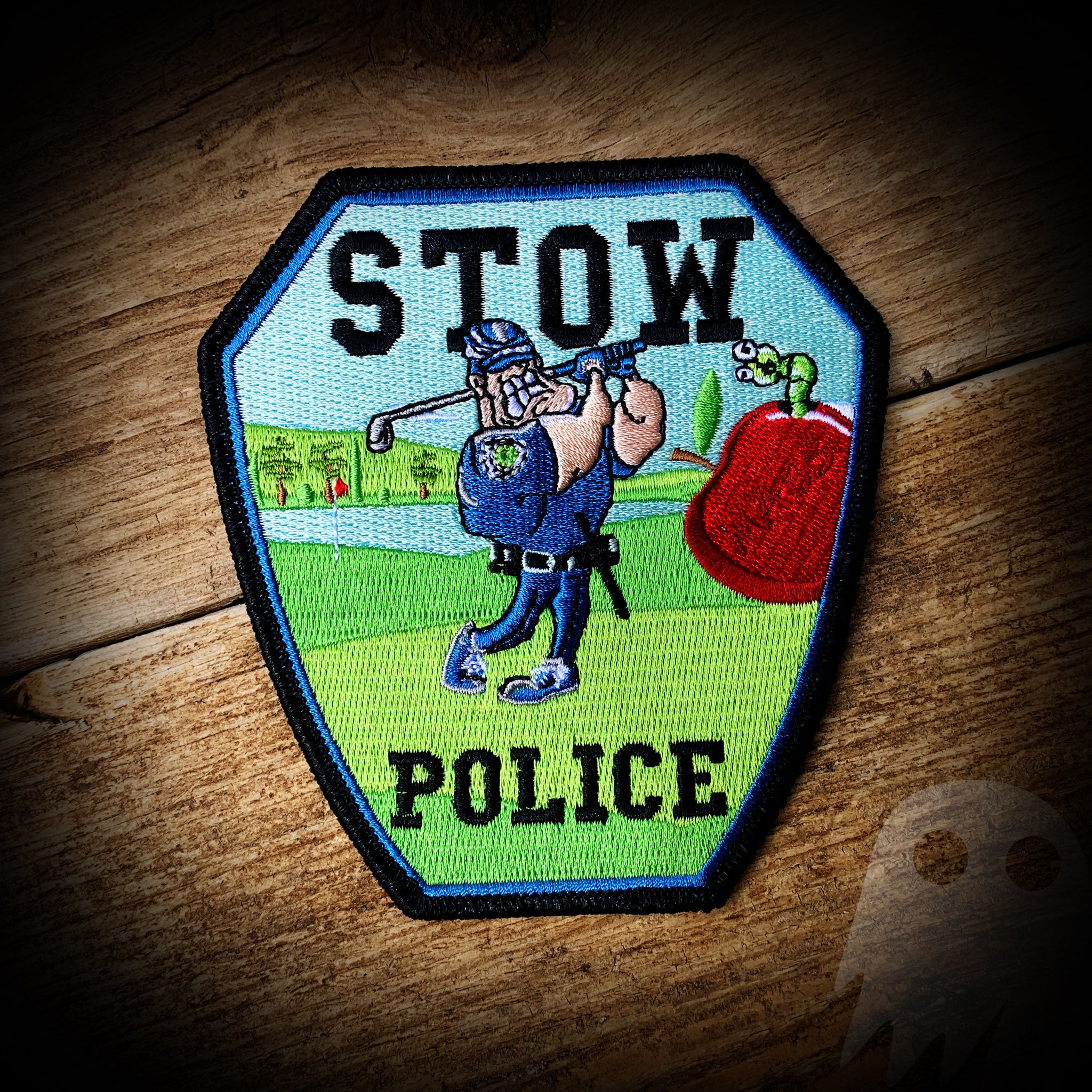 Stow MA Police Authentic GHOST PATCH