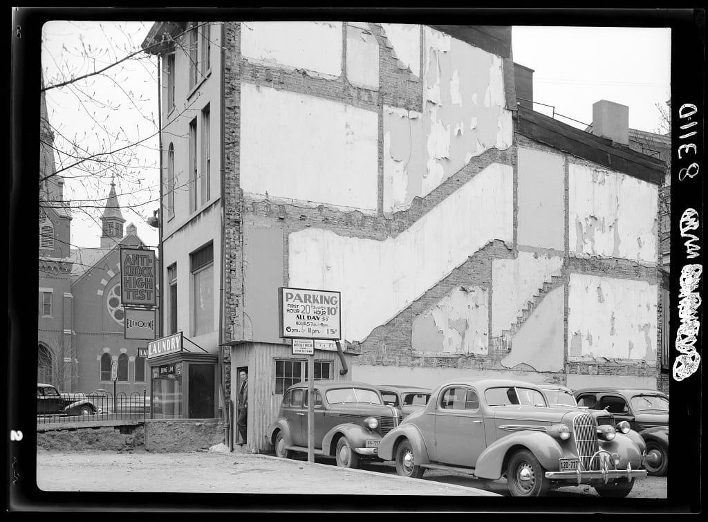 Can You Identify This Parking Lot in DC from 1938?