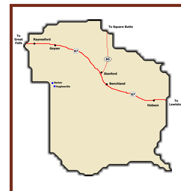 Ghost Towns of Montana Judith Basin County