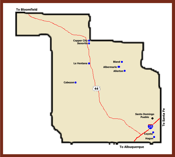 Ghost Towns of New Mexico Sandoval County New Mexico ghost towns