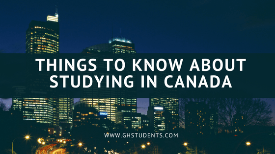 Things to Know About Studying in Canada (Postgraduate) GH Students