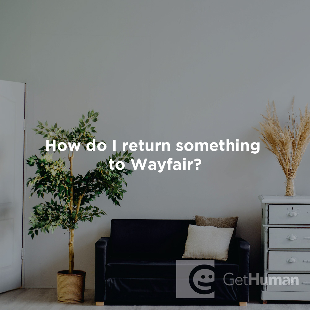 How Do I Return Something to Wayfair?