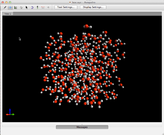 LAMMPS Input · Learning Avogadro The Molecular Editor