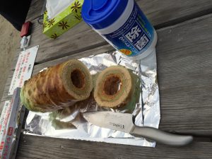 BBQ でバームクーヘンを作る装置 | Ghz2000