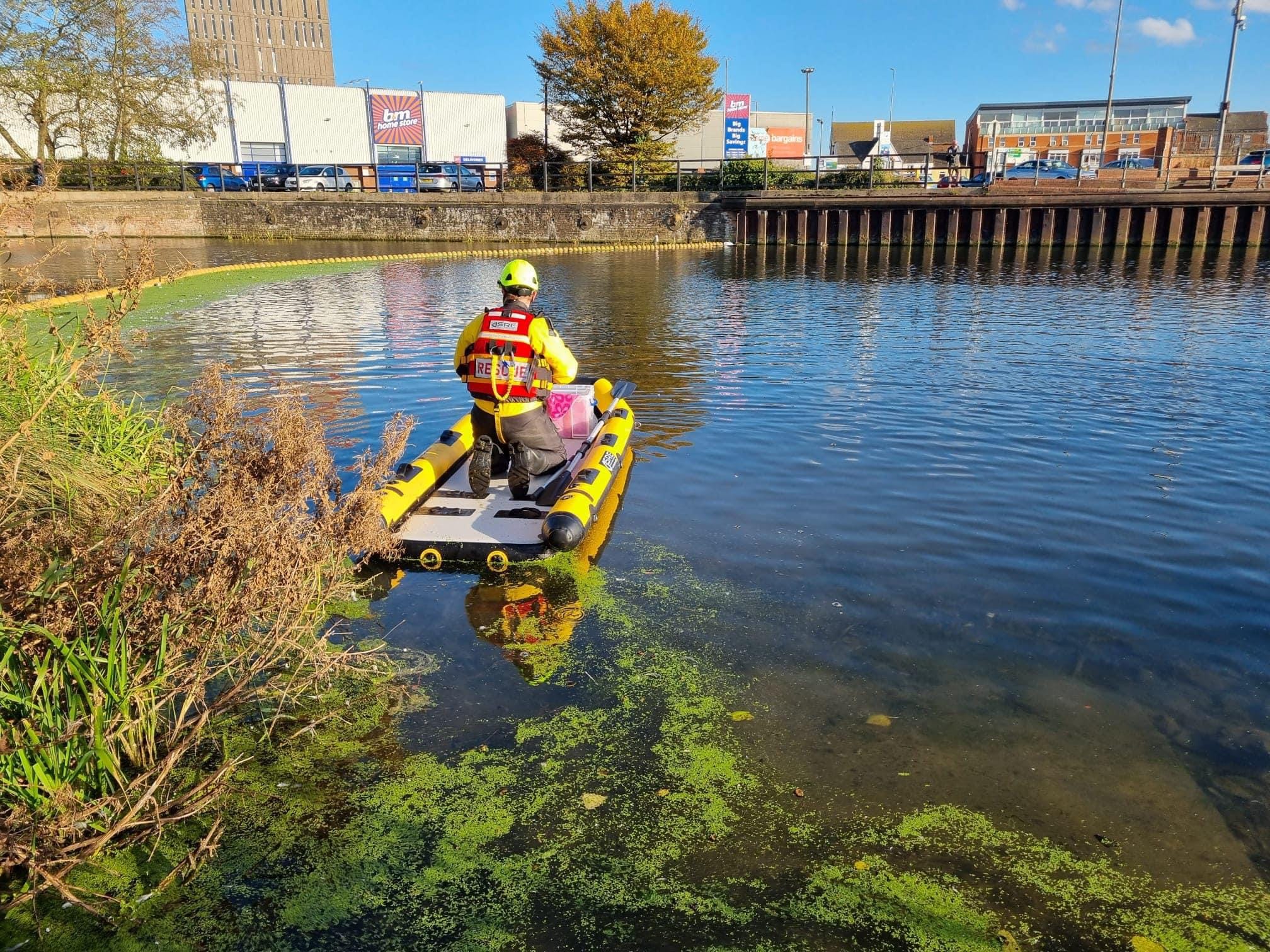 Heartbreak as wildlife volunteers find family pet in River Freshney