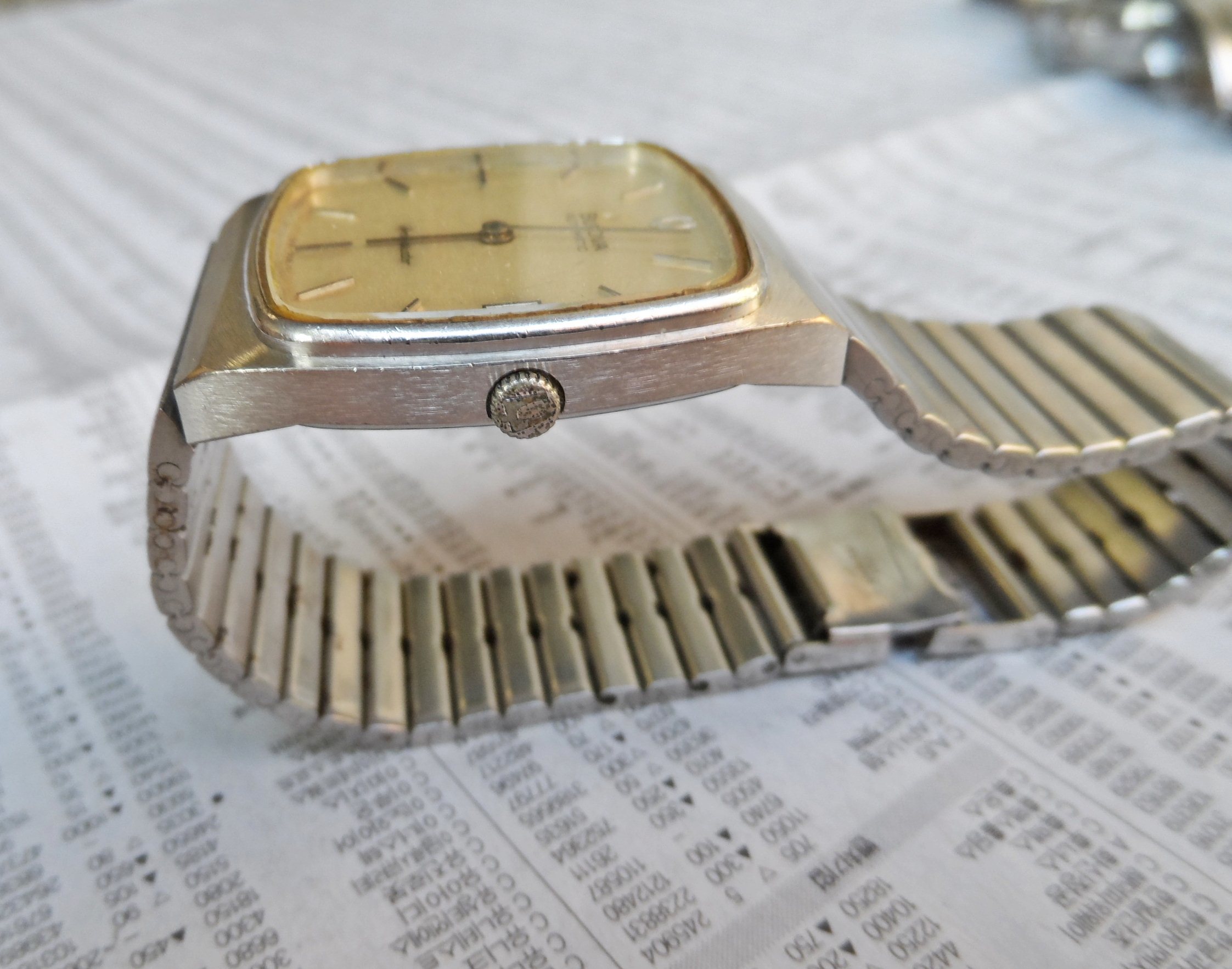 Vintage BULOVA Ambassador P3 Automatic 1436 10 Swiss made Wristwatch