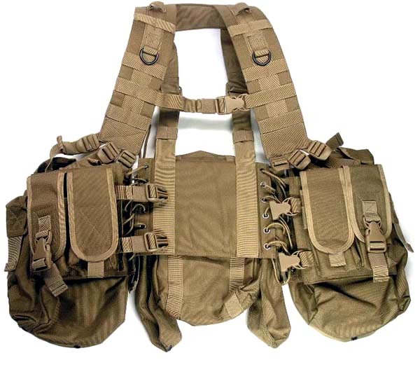 Devgru Navy Seal NSW LB 1195J Tactical Chest Rig H Harness Vest Coyote