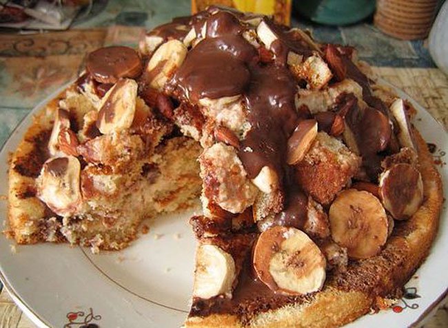 Koek "Grafsky ruïnes" lekker stapvirstap fotoresep