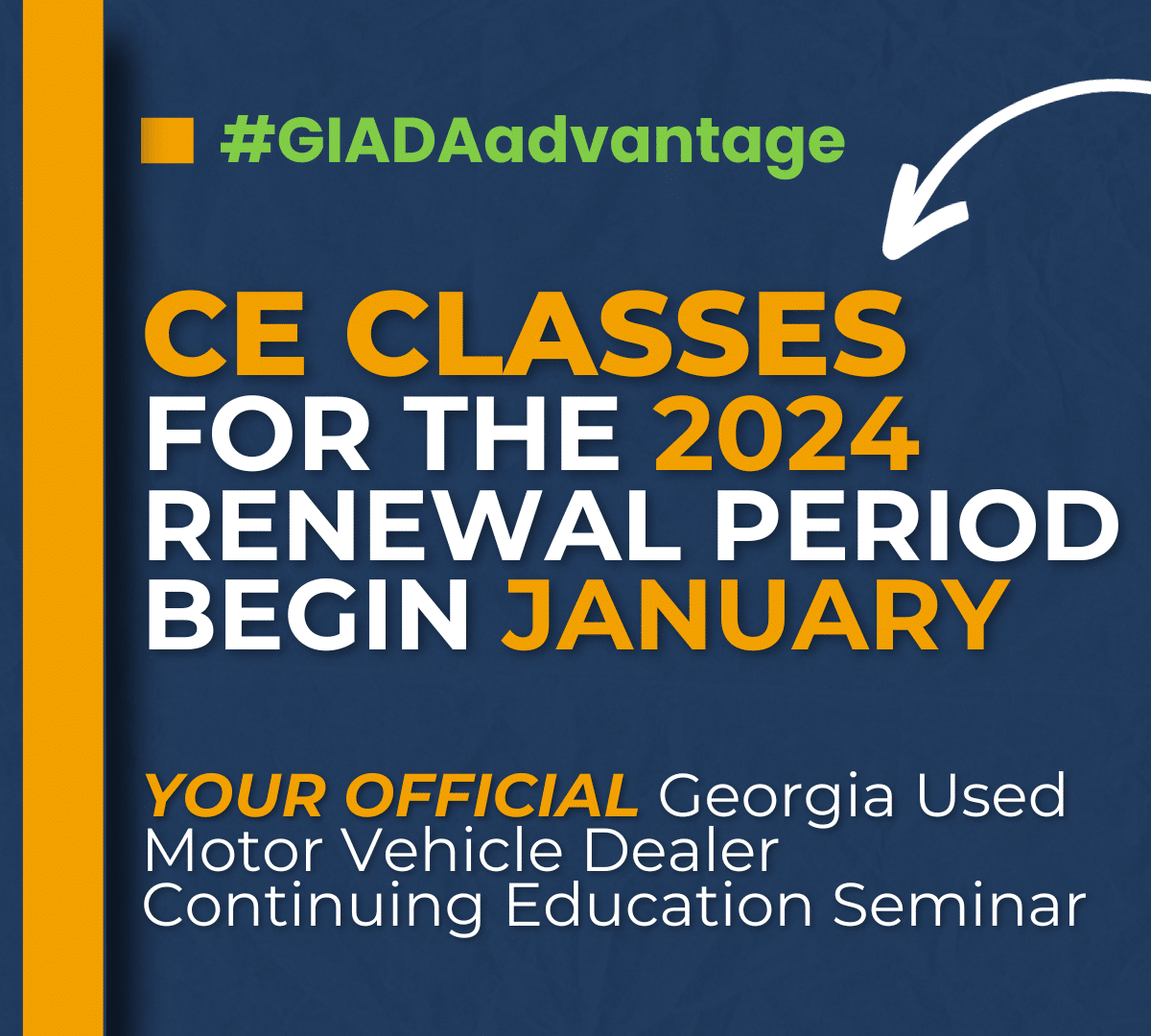 Continuing Education Independent Auto Dealer Association