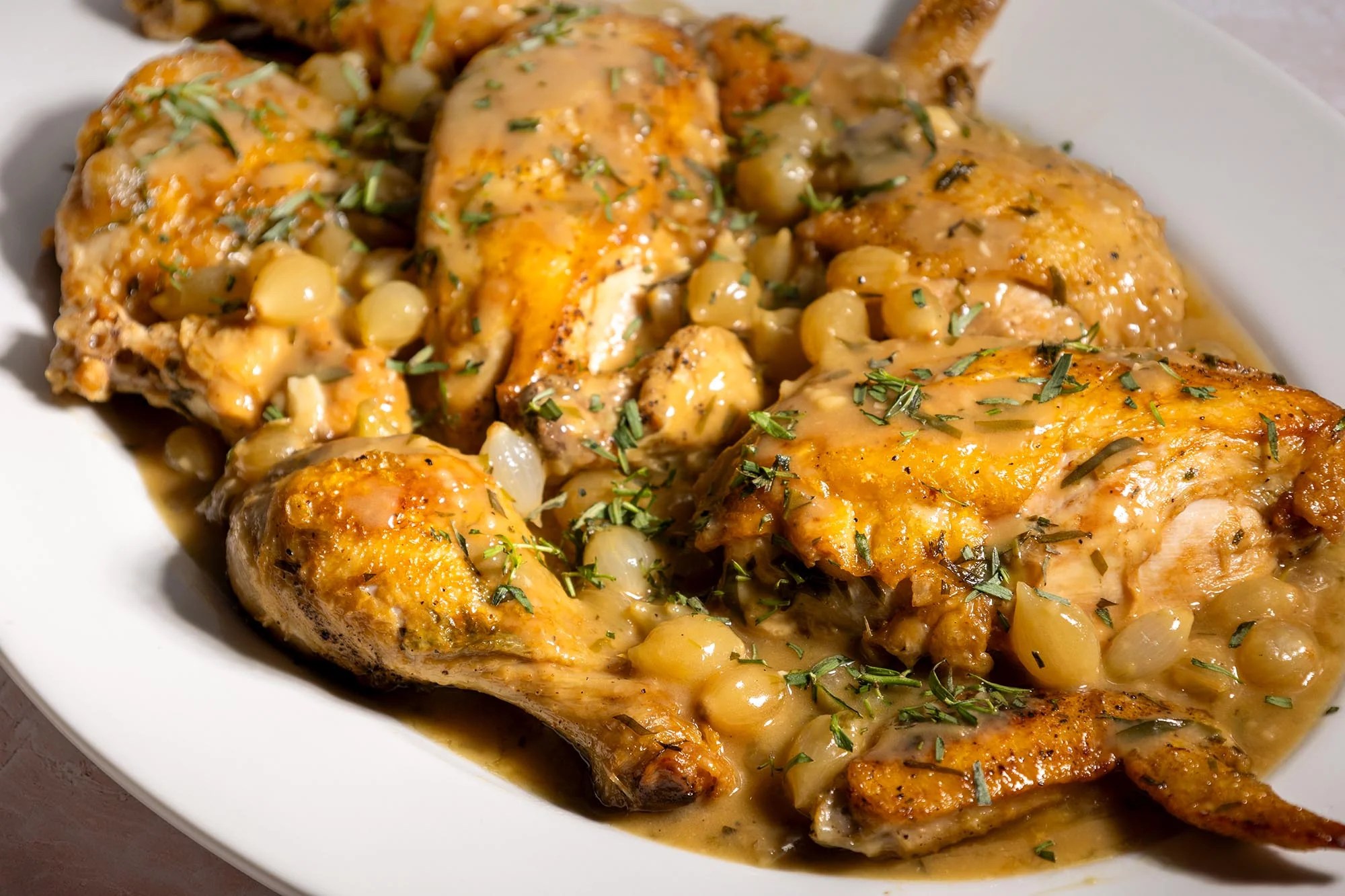 Roasted Chicken With White Wine and Tarragon Sauce Giadzy