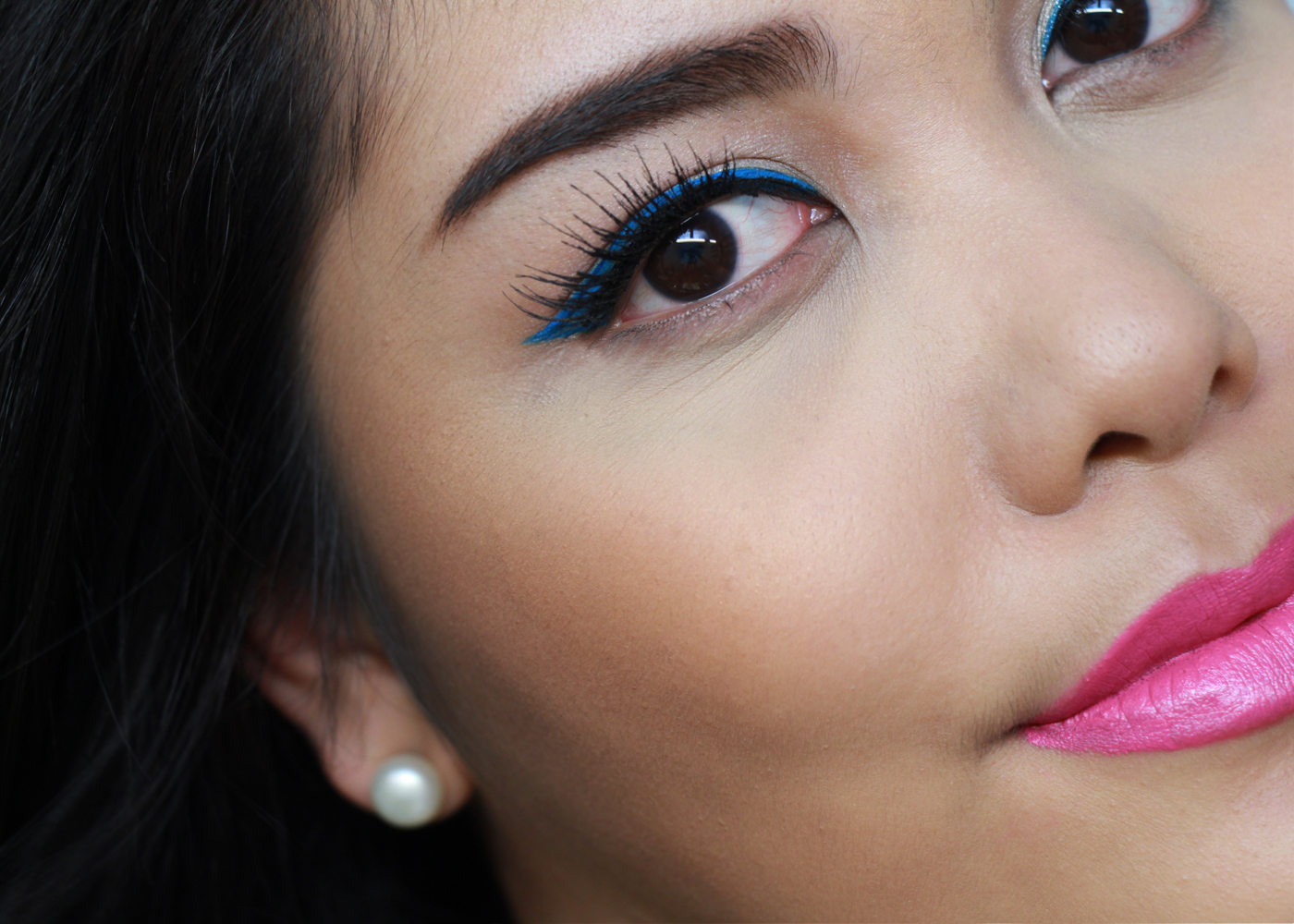 Blogged Bright Blue Eyeliner (and Alternate Looks)