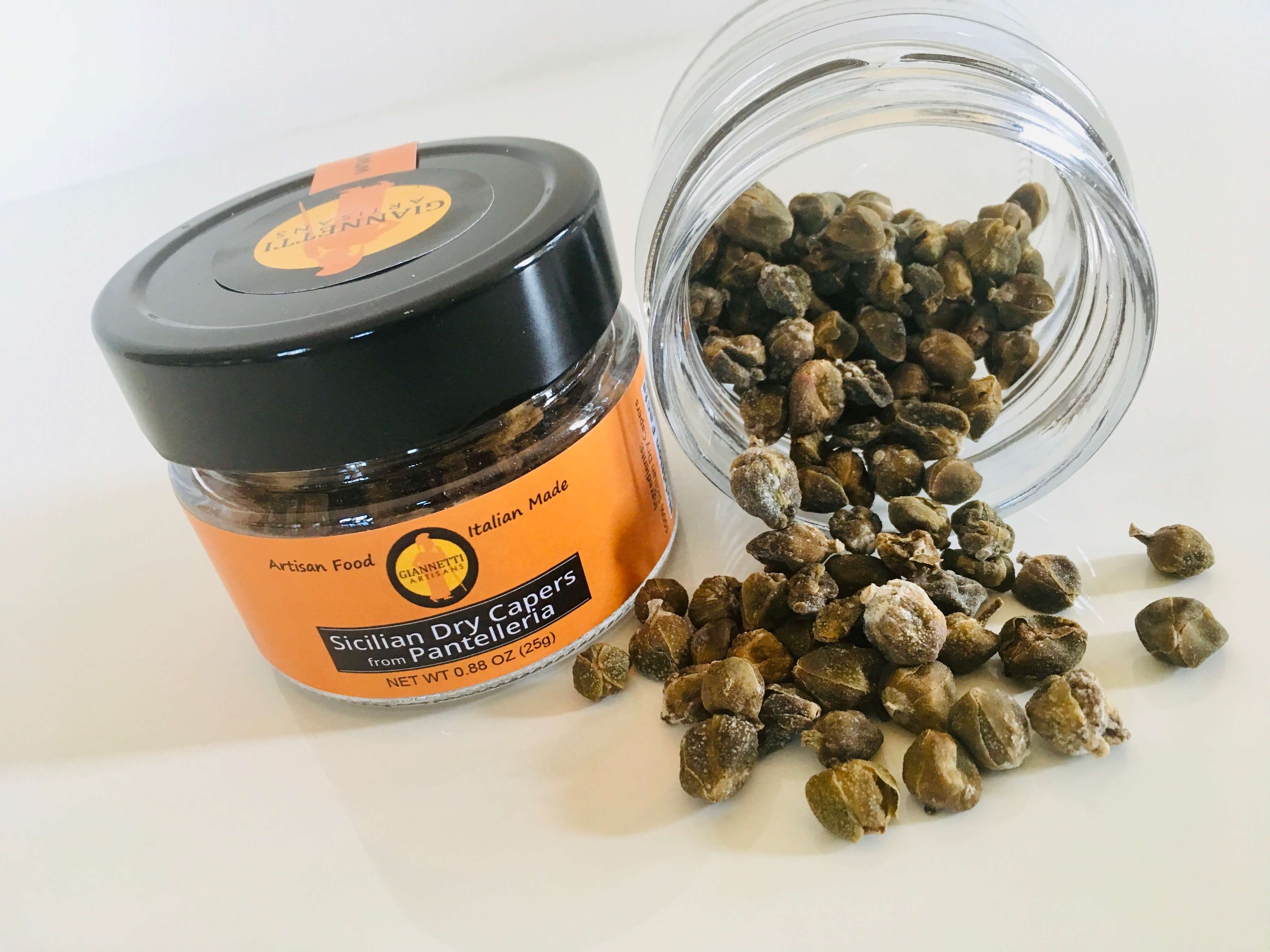Sicilian Dry Capers of Pantelleria Imported by
