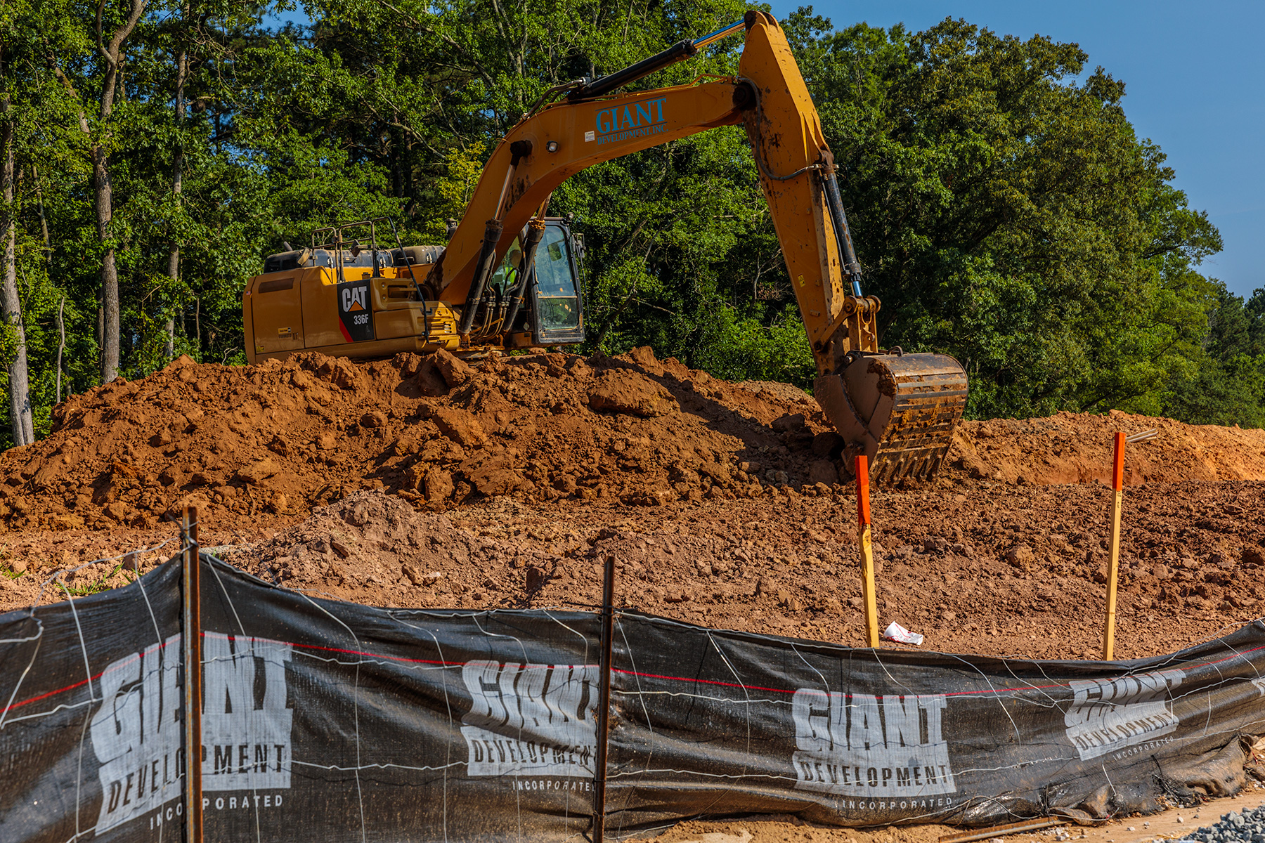 Commercial Site Grading in Raleigh, NC Giant Development