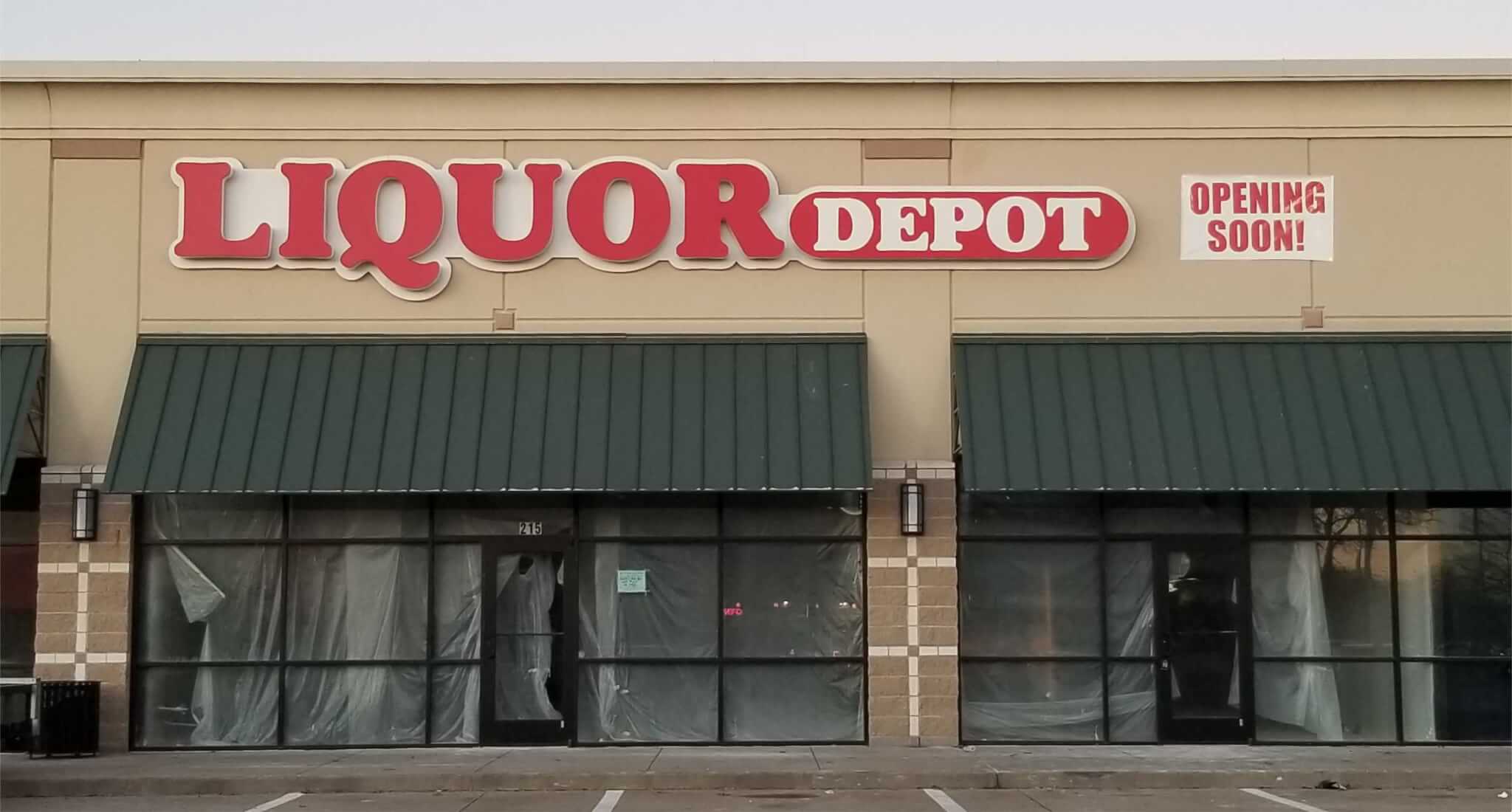 Liquor Depot in Grand Prairie Giant Sign Company