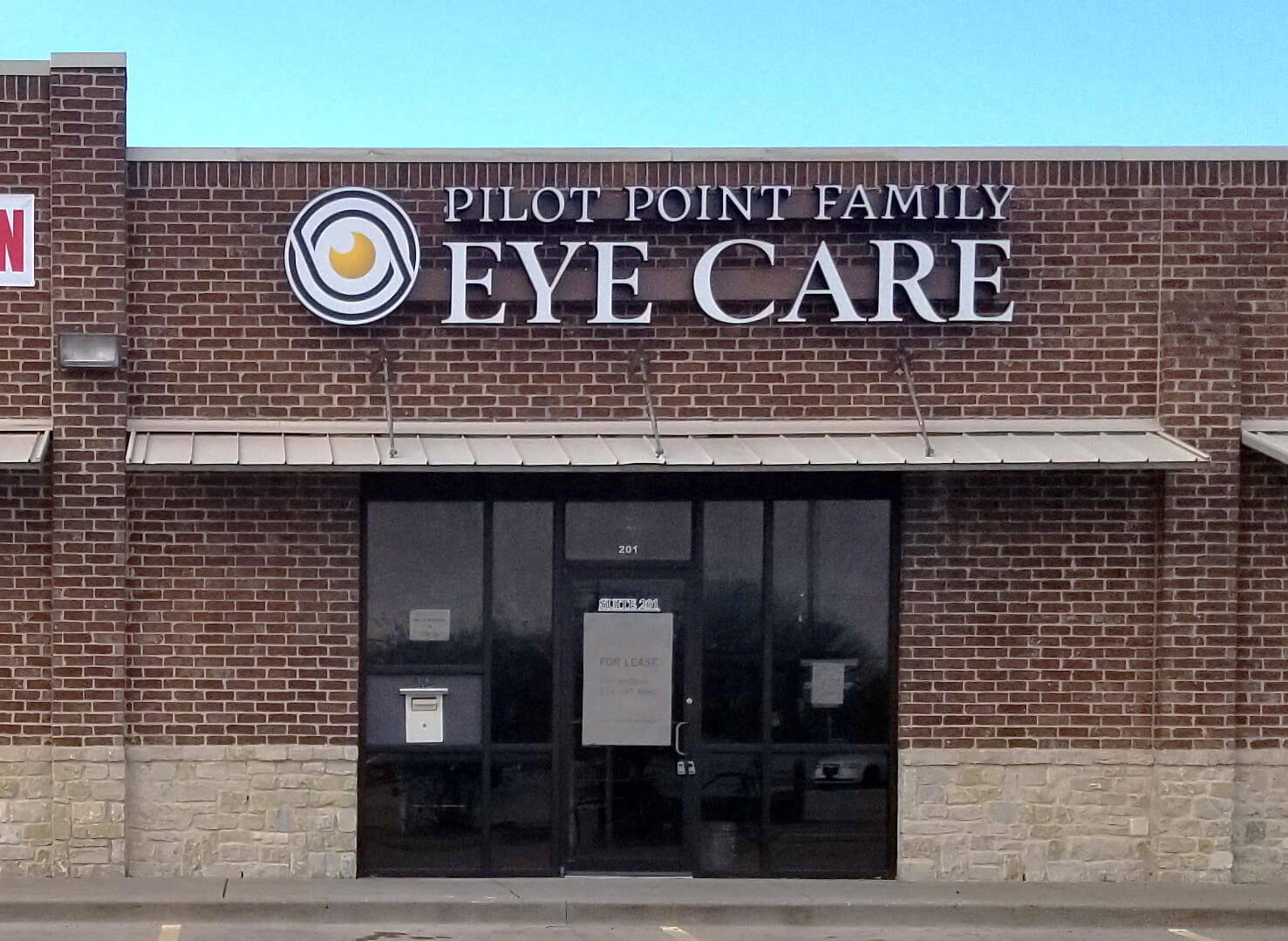 Pilot Point Eye Care in Pilot Point Giant Sign Company