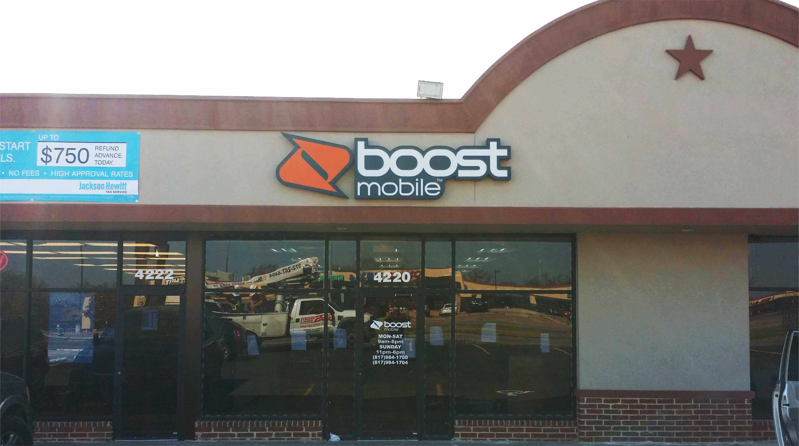 Boost Mobile in Fort Worth Giant Sign Company